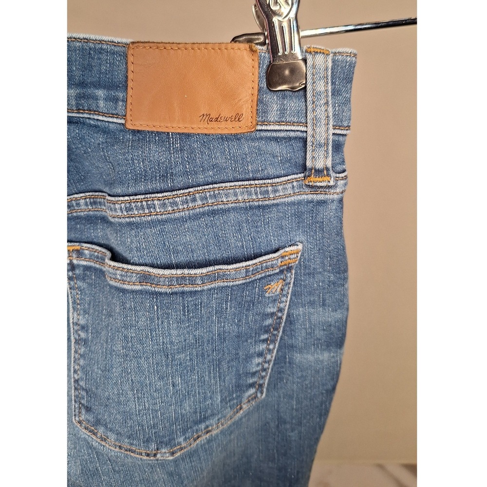 Madewell 8 Inch Skinny Jeans Medium Wash Denim Womens Size 25 - Picture 3 of 9